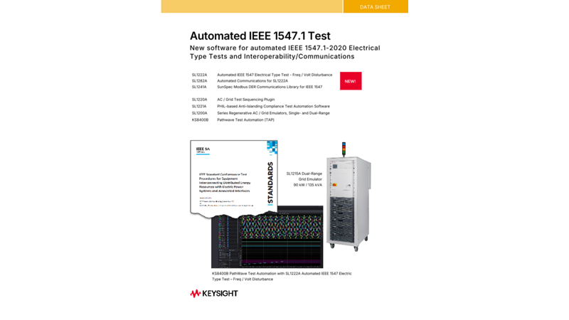 Automated IEEE 1547.1 Test